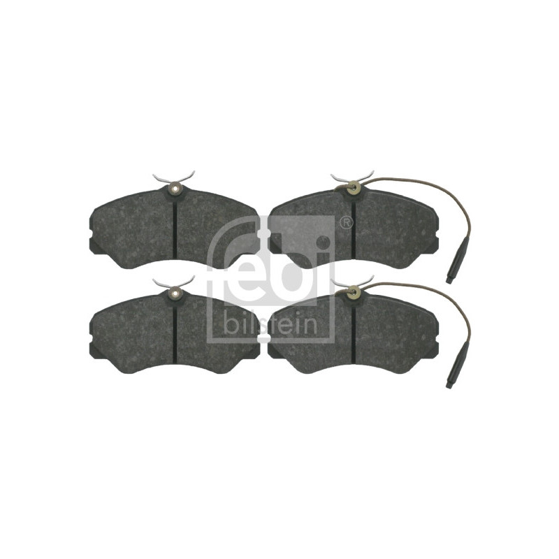 Jeu de quatre plaquettes de frein à disque FEBI BILSTEIN