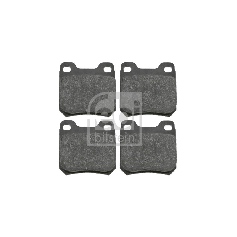 Jeu de quatre plaquettes de frein à disque FEBI BILSTEIN