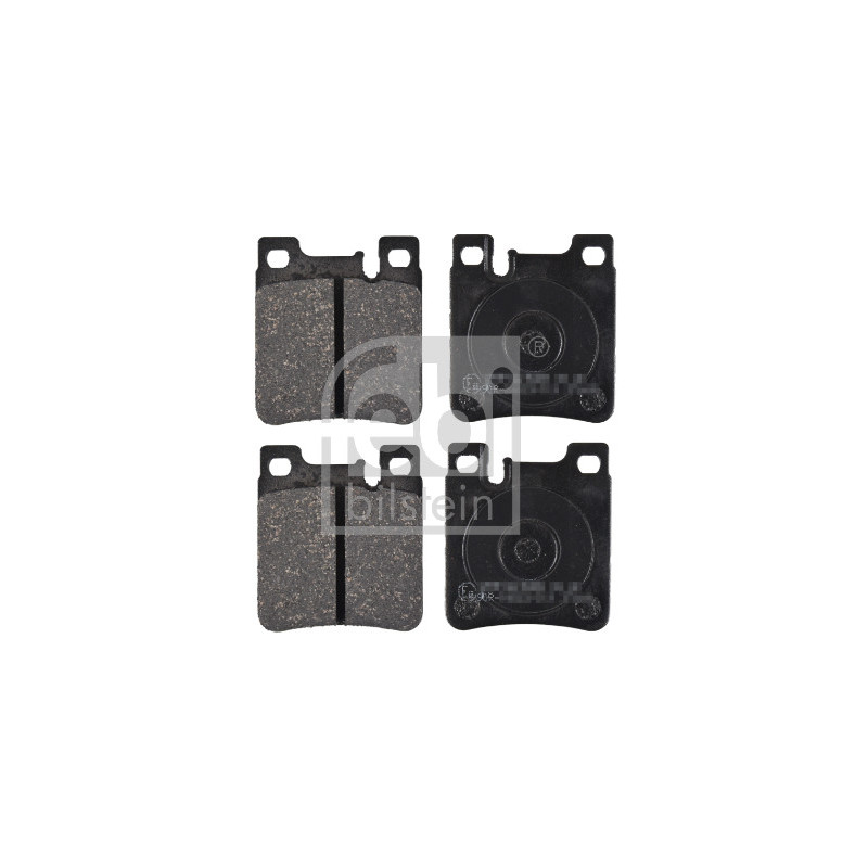 Jeu de quatre plaquettes de frein à disque FEBI BILSTEIN