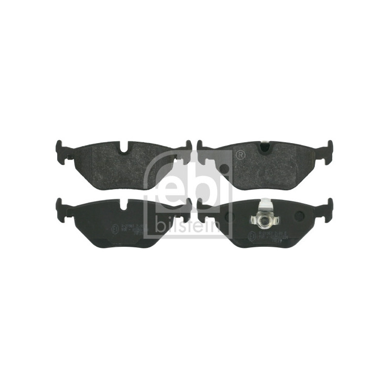 Jeu de quatre plaquettes de frein à disque FEBI BILSTEIN