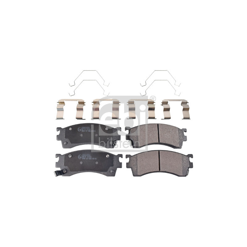 Jeu de quatre plaquettes de frein à disque FEBI BILSTEIN