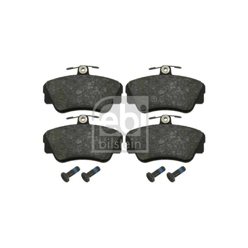 Jeu de quatre plaquettes de frein à disque FEBI BILSTEIN