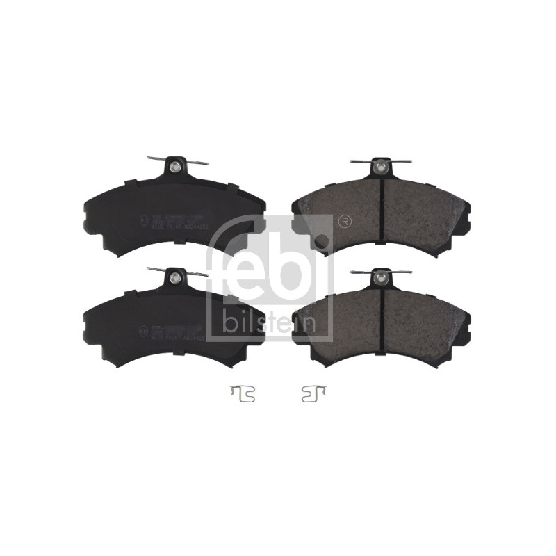 Jeu de quatre plaquettes de frein à disque FEBI BILSTEIN