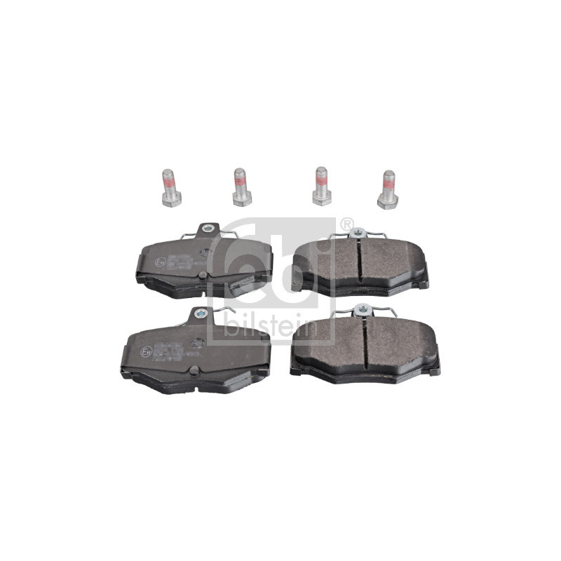 Jeu de quatre plaquettes de frein à disque FEBI BILSTEIN