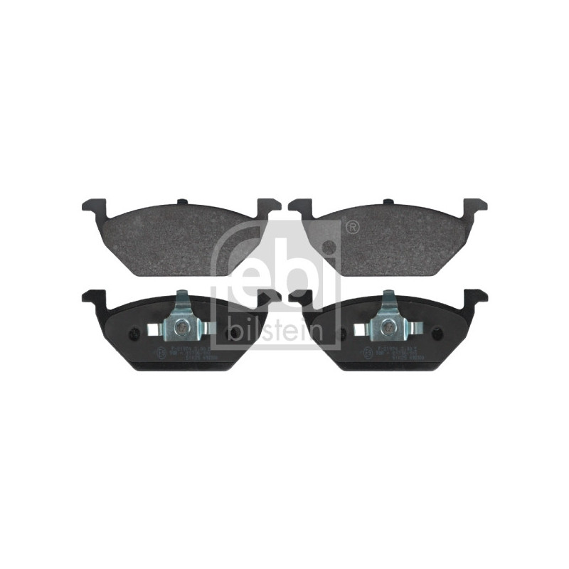 Jeu de quatre plaquettes de frein à disque FEBI BILSTEIN