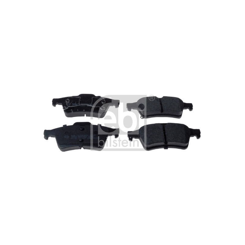 Jeu de quatre plaquettes de frein à disque FEBI BILSTEIN