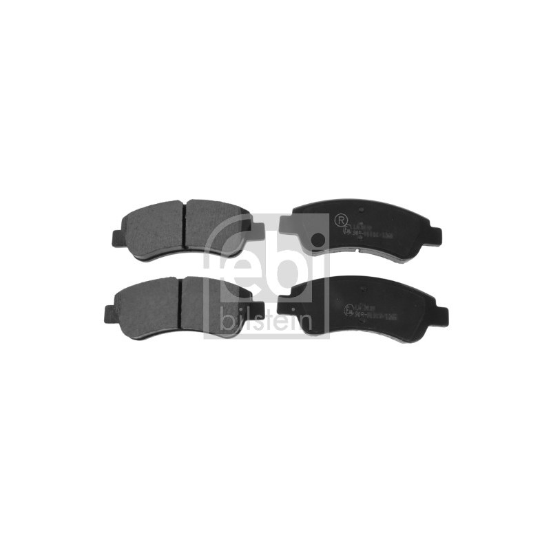 Jeu de quatre plaquettes de frein à disque FEBI BILSTEIN