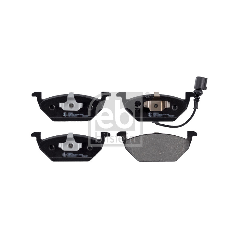 Jeu de quatre plaquettes de frein à disque FEBI BILSTEIN