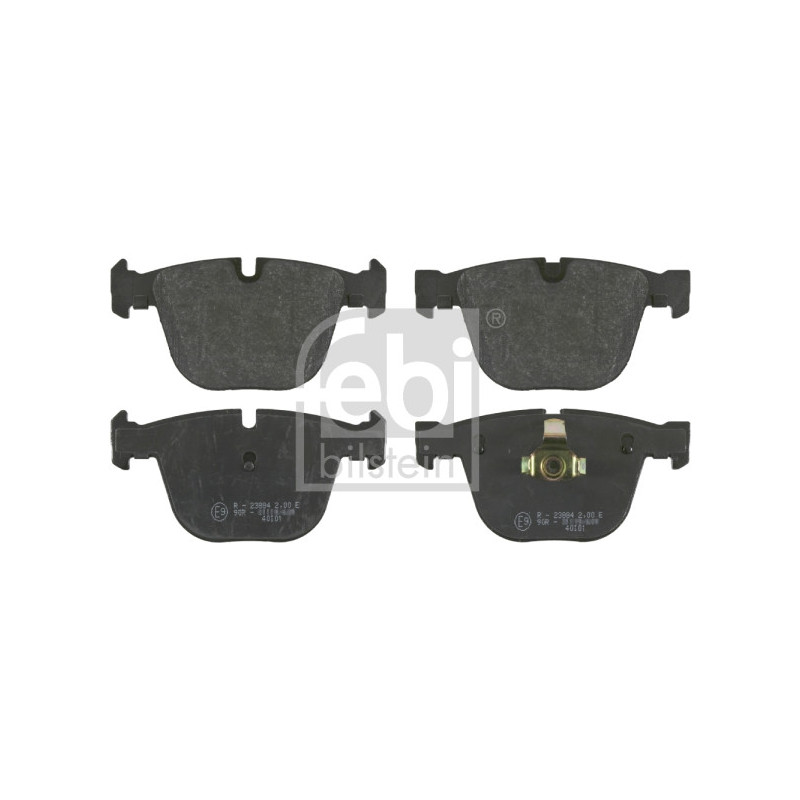 Jeu de quatre plaquettes de frein à disque FEBI BILSTEIN