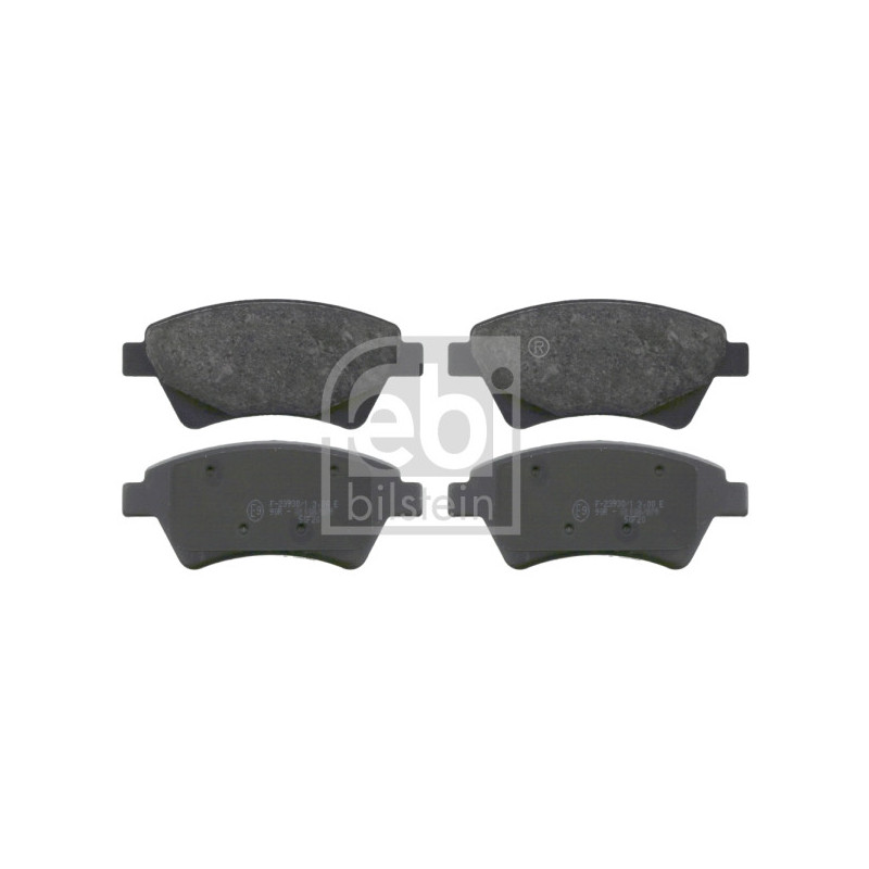Jeu de quatre plaquettes de frein à disque FEBI BILSTEIN