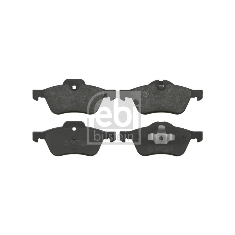 Jeu de quatre plaquettes de frein à disque FEBI BILSTEIN