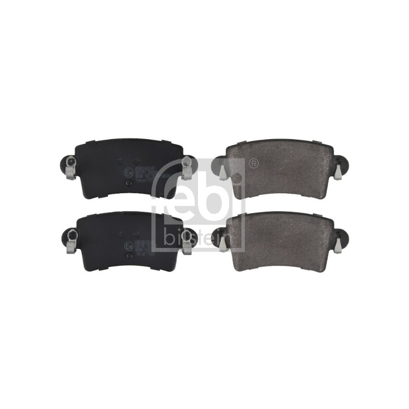 Jeu de quatre plaquettes de frein à disque FEBI BILSTEIN