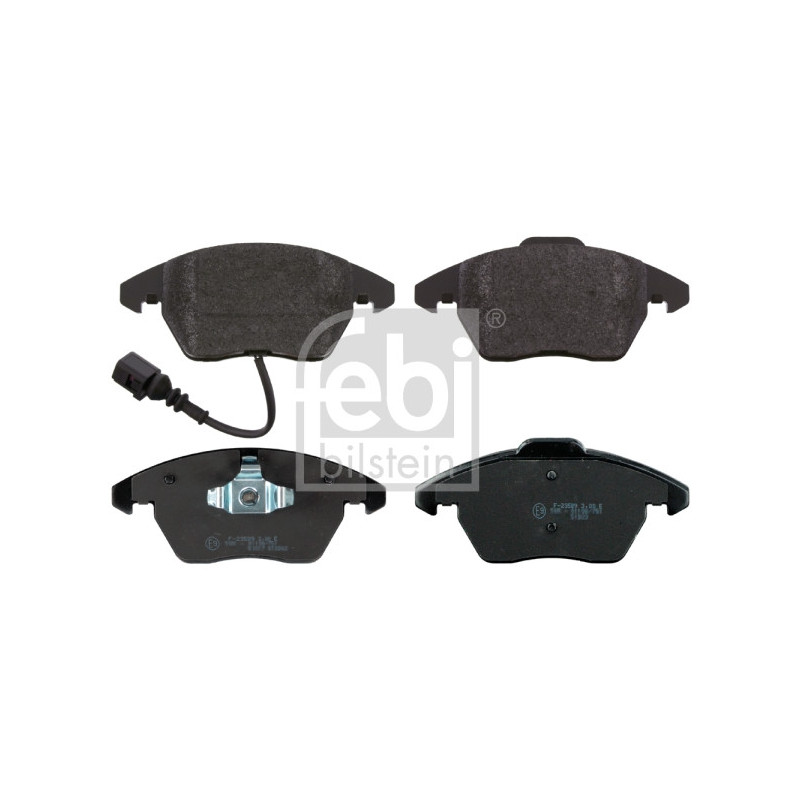 Jeu de quatre plaquettes de frein à disque FEBI BILSTEIN