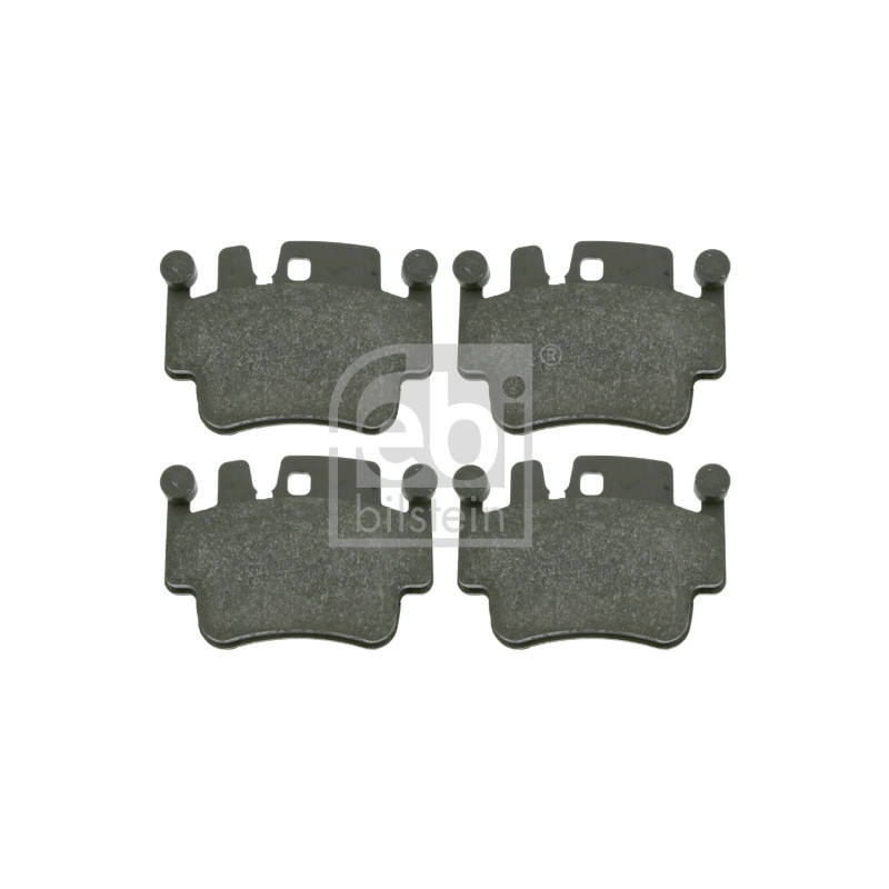 Jeu de quatre plaquettes de frein à disque FEBI BILSTEIN