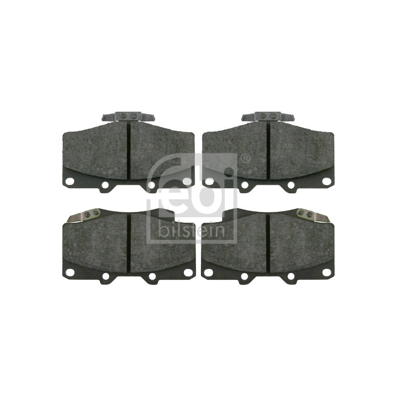 Jeu de quatre plaquettes de frein à disque FEBI BILSTEIN