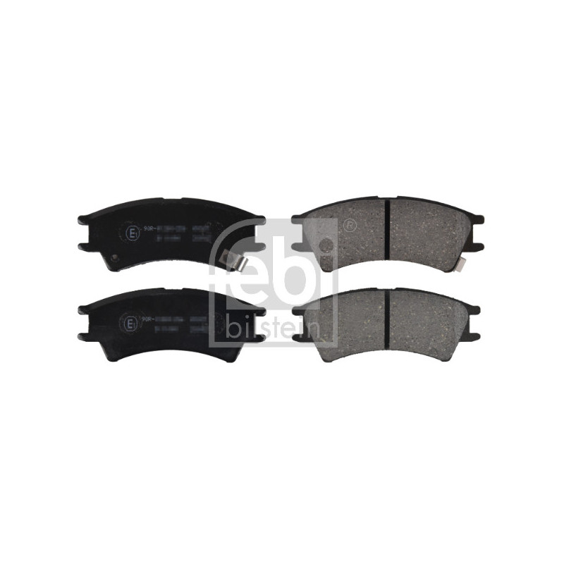 Jeu de quatre plaquettes de frein à disque FEBI BILSTEIN