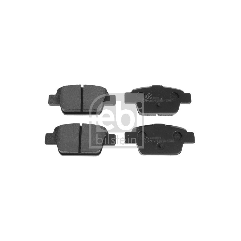 Jeu de quatre plaquettes de frein à disque FEBI BILSTEIN