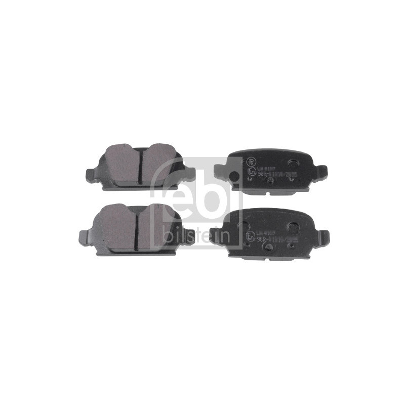 Jeu de quatre plaquettes de frein à disque FEBI BILSTEIN