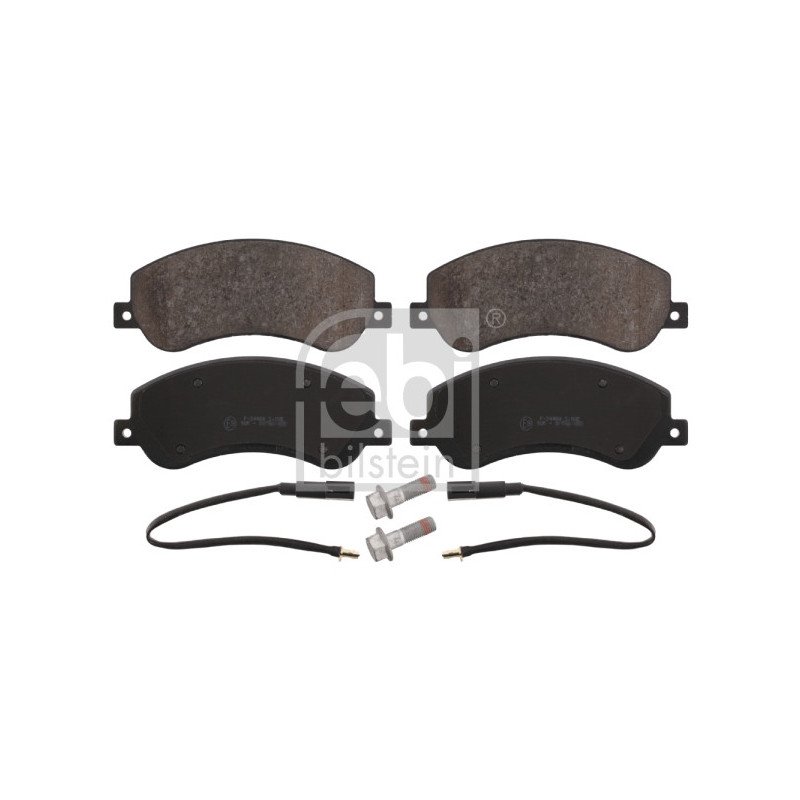 Jeu de quatre plaquettes de frein à disque FEBI BILSTEIN