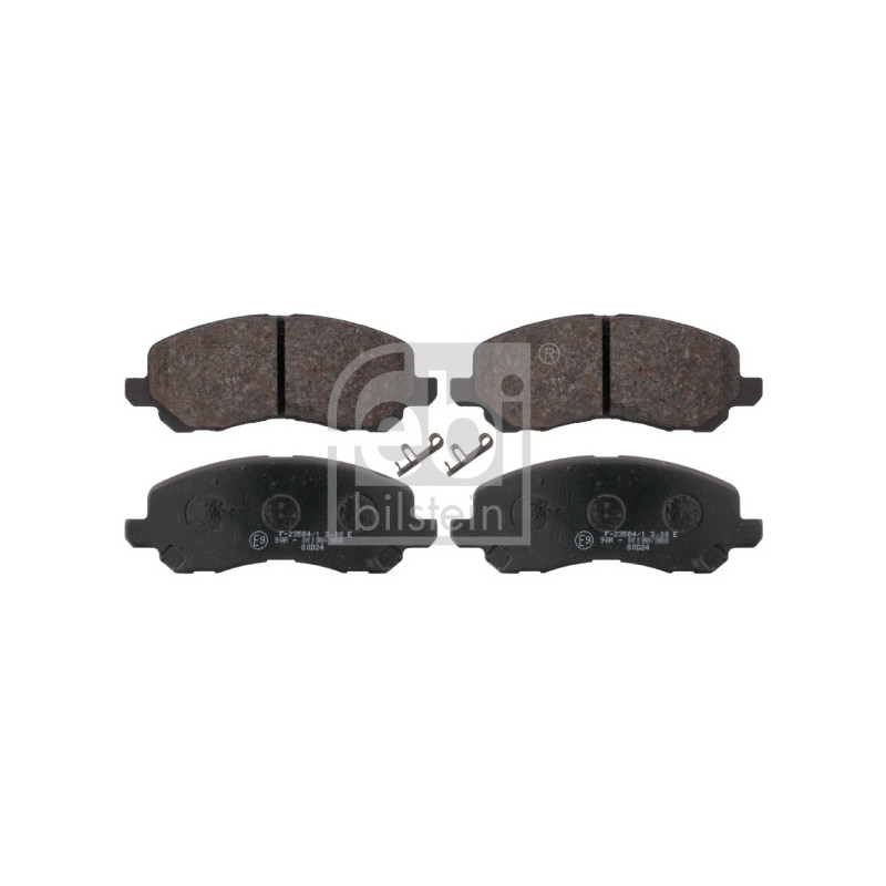 Jeu de quatre plaquettes de frein à disque FEBI BILSTEIN