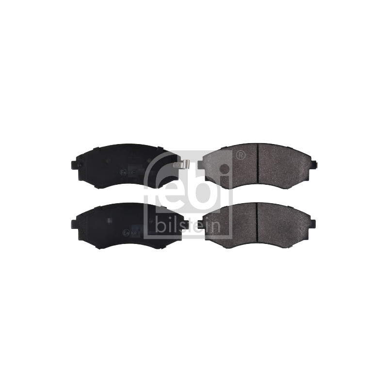 Jeu de quatre plaquettes de frein à disque FEBI BILSTEIN