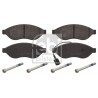 Jeu de quatre plaquettes de frein à disque FEBI BILSTEIN