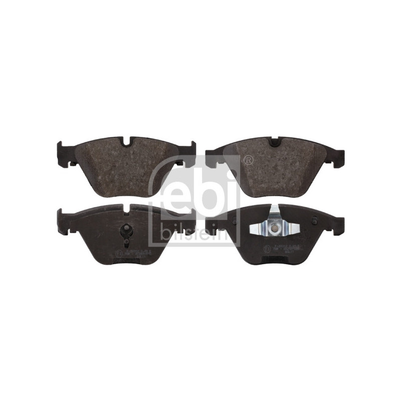 Jeu de quatre plaquettes de frein à disque FEBI BILSTEIN
