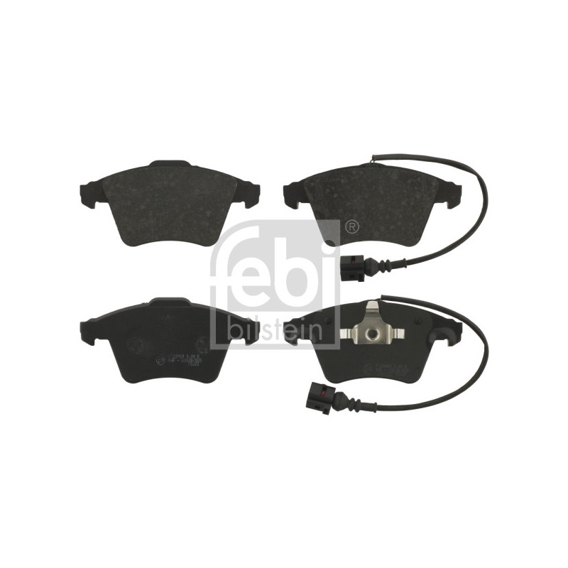 Jeu de quatre plaquettes de frein à disque FEBI BILSTEIN