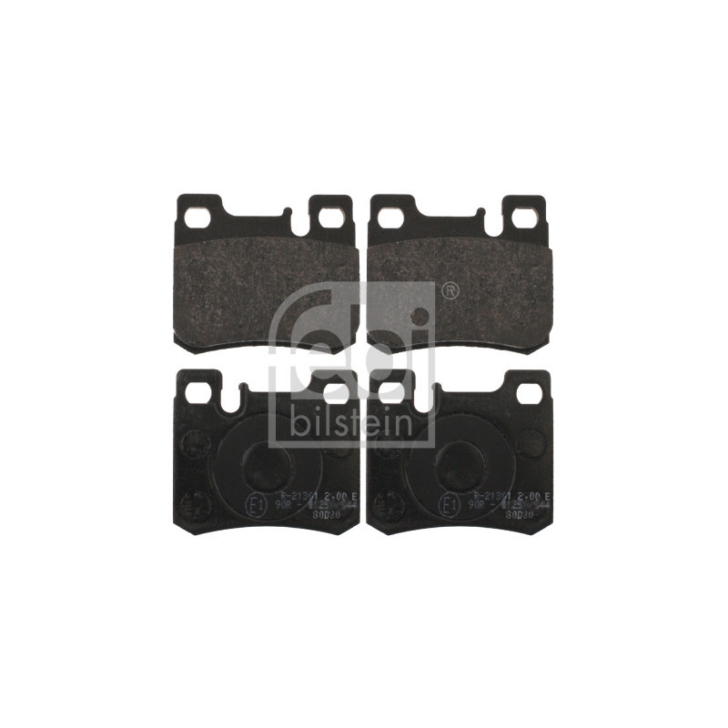 Jeu de quatre plaquettes de frein à disque FEBI BILSTEIN