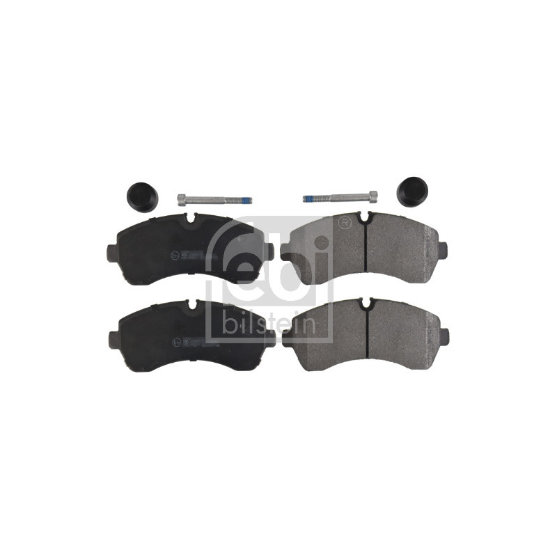 Jeu de quatre plaquettes de frein à disque FEBI BILSTEIN