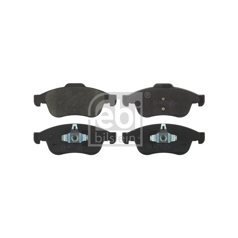 Jeu de quatre plaquettes de frein à disque FEBI BILSTEIN