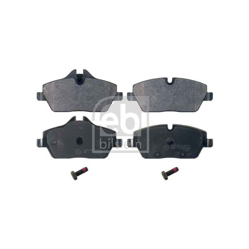 Jeu de quatre plaquettes de frein à disque FEBI BILSTEIN