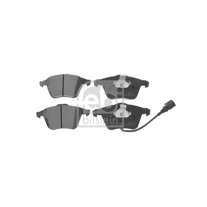 Jeu de quatre plaquettes de frein à disque FEBI BILSTEIN