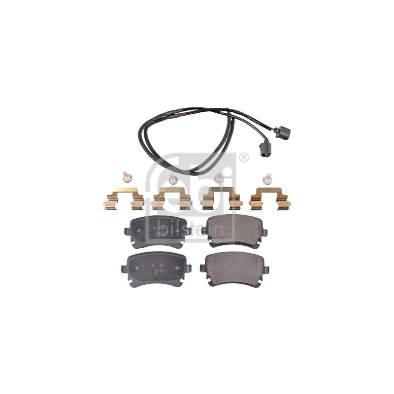 Jeu de quatre plaquettes de frein à disque FEBI BILSTEIN