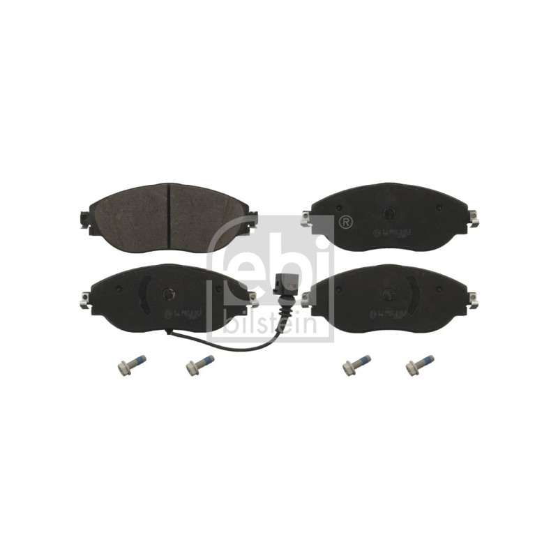 Jeu de quatre plaquettes de frein à disque FEBI BILSTEIN