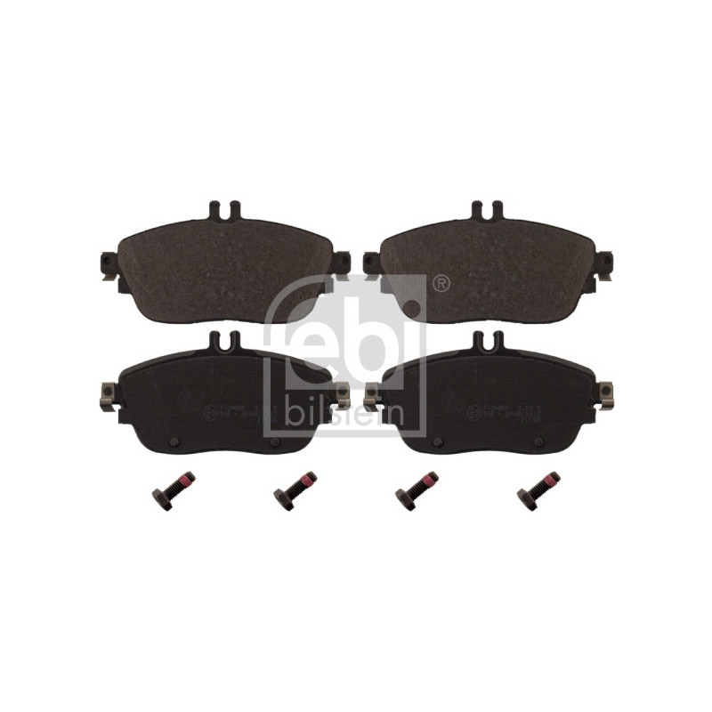 Jeu de quatre plaquettes de frein à disque FEBI BILSTEIN