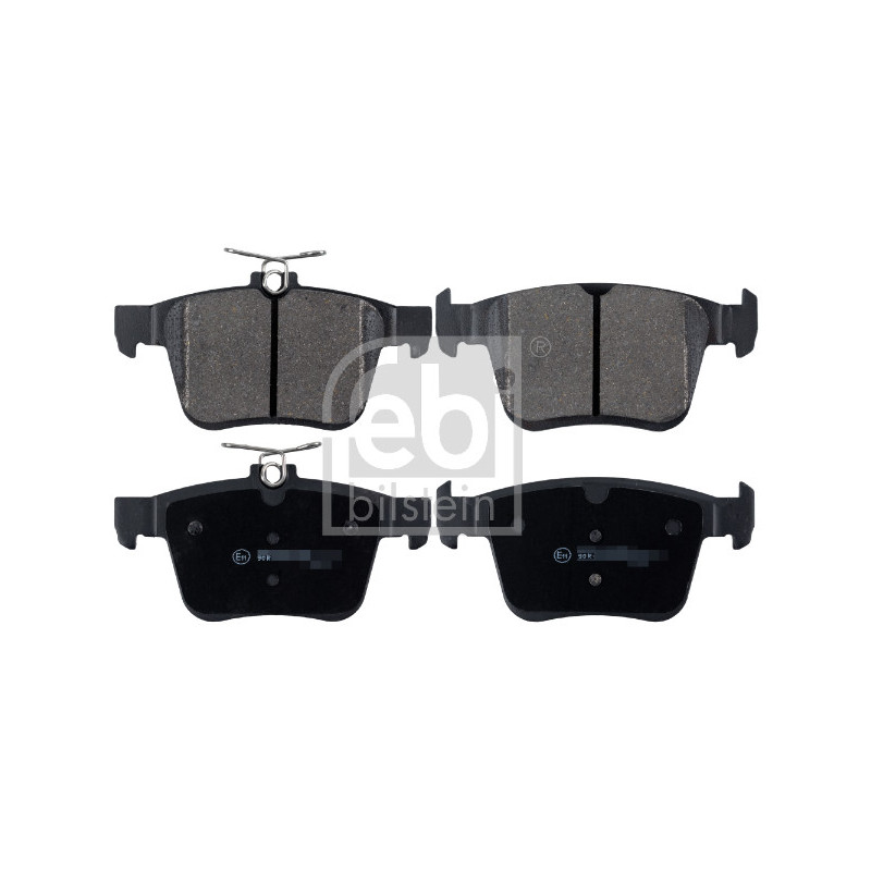 Jeu de quatre plaquettes de frein à disque FEBI BILSTEIN