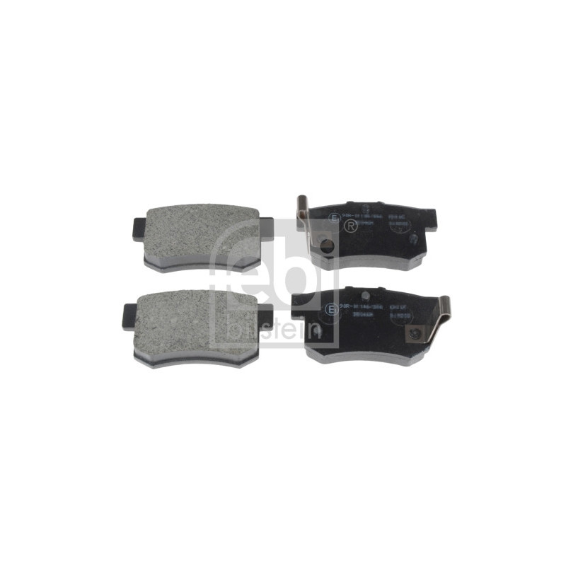 Jeu de quatre plaquettes de frein à disque FEBI BILSTEIN