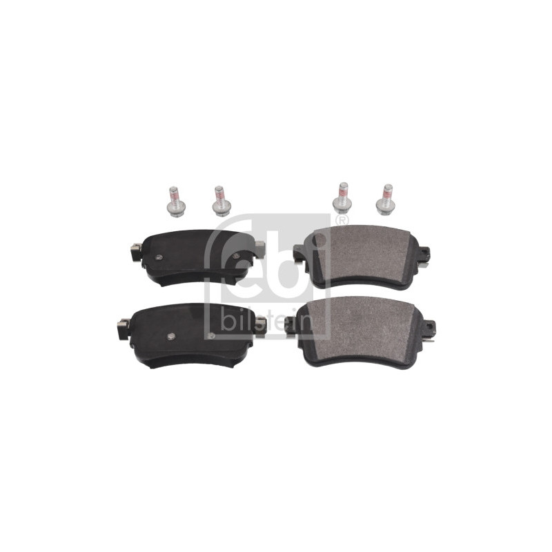 Jeu de quatre plaquettes de frein à disque FEBI BILSTEIN
