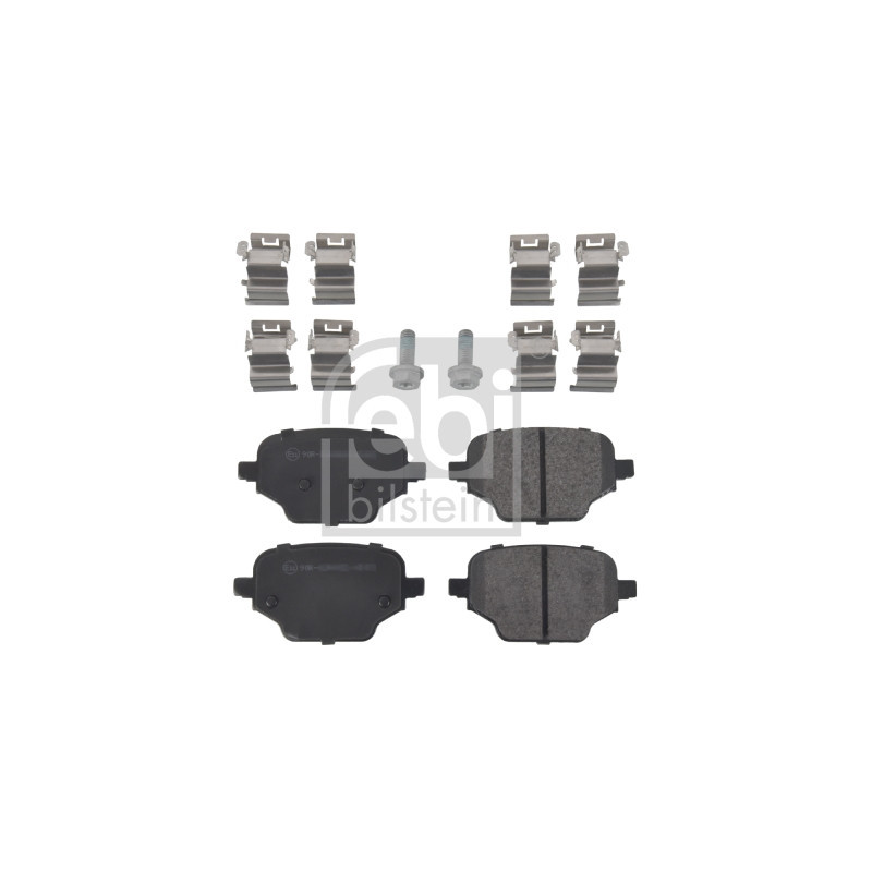 Jeu de quatre plaquettes de frein à disque FEBI BILSTEIN