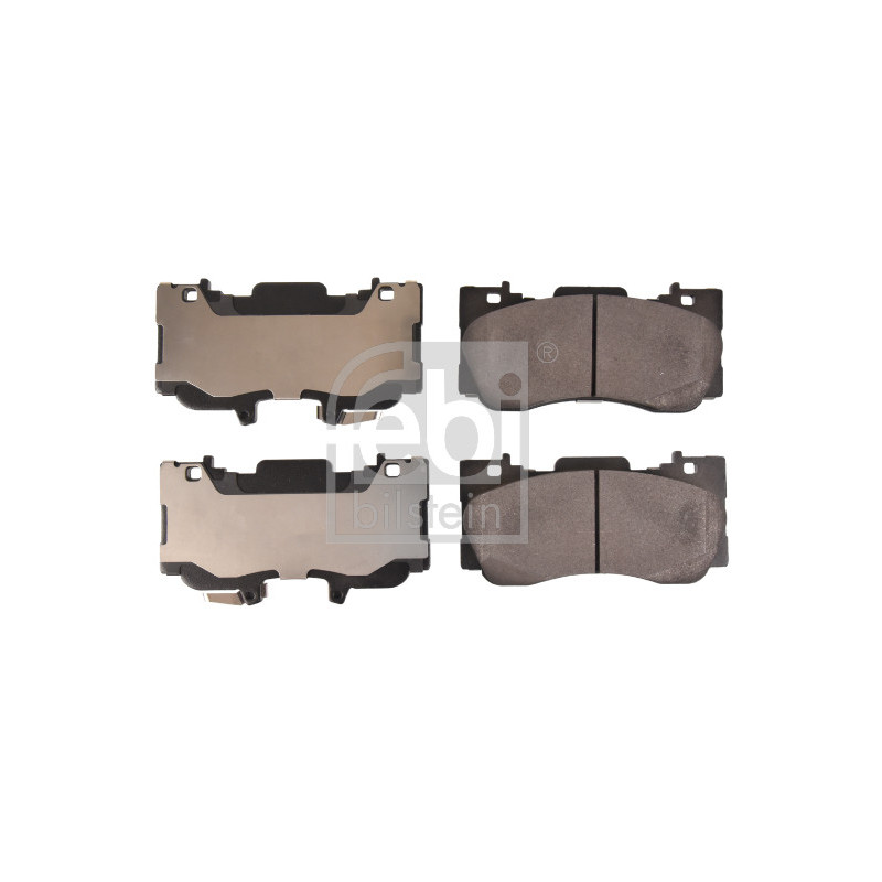 Jeu de quatre plaquettes de frein à disque FEBI BILSTEIN