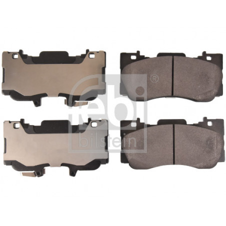 Jeu de quatre plaquettes de frein à disque FEBI BILSTEIN