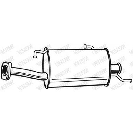 Silencieux arrière WALKER