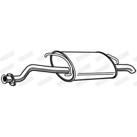 Silencieux arrière WALKER