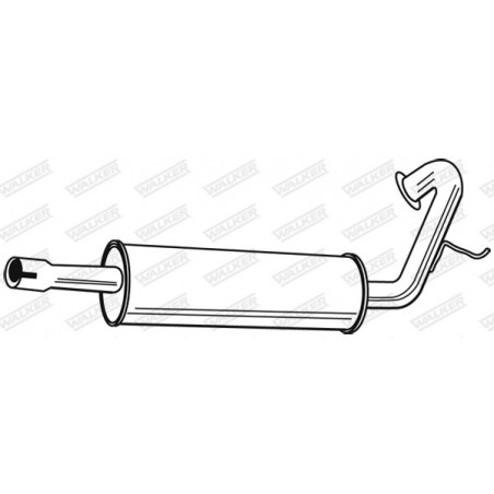 Silencieux arrière WALKER