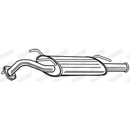 Silencieux arrière WALKER