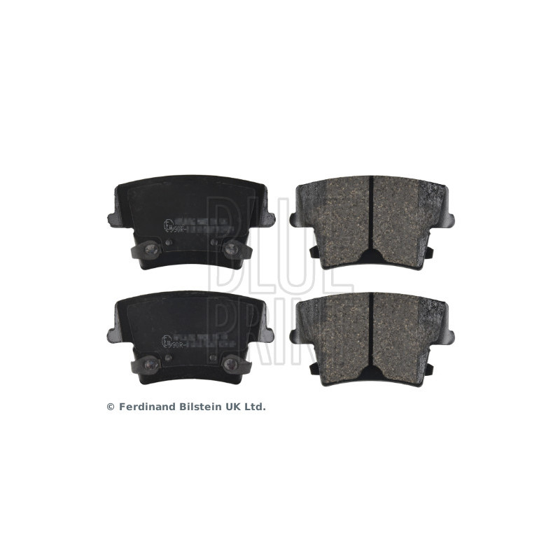 Jeu de quatre plaquettes de frein à disque BLUE PRINT
