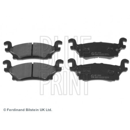 Jeu de quatre plaquettes de frein à disque BLUE PRINT