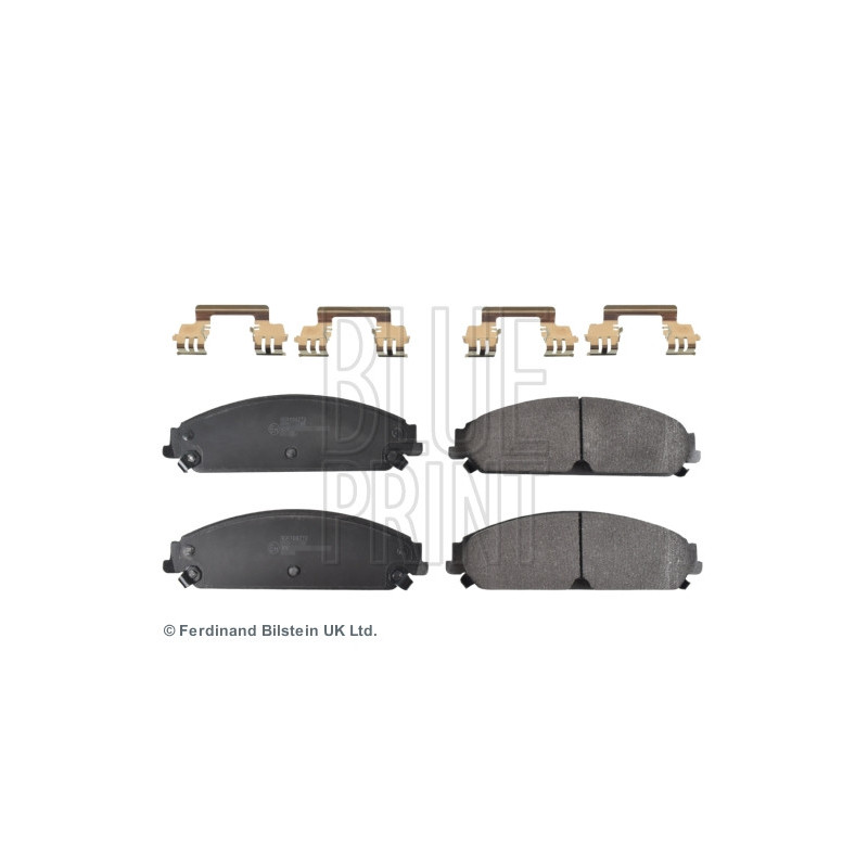 Jeu de quatre plaquettes de frein à disque BLUE PRINT