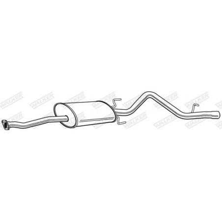 Silencieux arrière WALKER